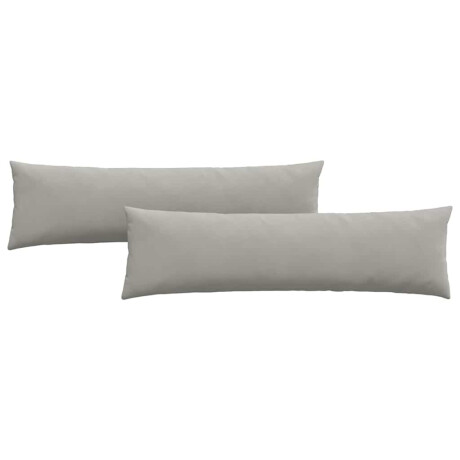 vidaXL Sofa Kussens 2 stuks Lichtgrijs 145 x 40 cm Stof afbeelding2 - 1