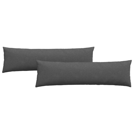 vidaXL Sofa Kussens 2 stuks Donkergrijs 145 x 40 cm Cordstof afbeelding2 - 1