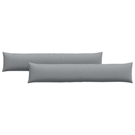 vidaXL Sofa Kussens 2 pcs Lichtgrijs 200 x 40 cm Stof afbeelding2 - 1