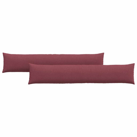 vidaXL Sofa Kussens 2 pcs Wijnrood 200 x 40 cm Stof afbeelding2 - 1