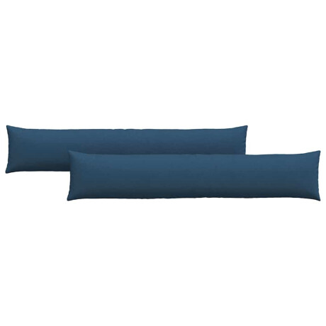 vidaXL Sofa Kussens 2 pcs Blauw 200 x 40 cm Stof afbeelding2 - 1