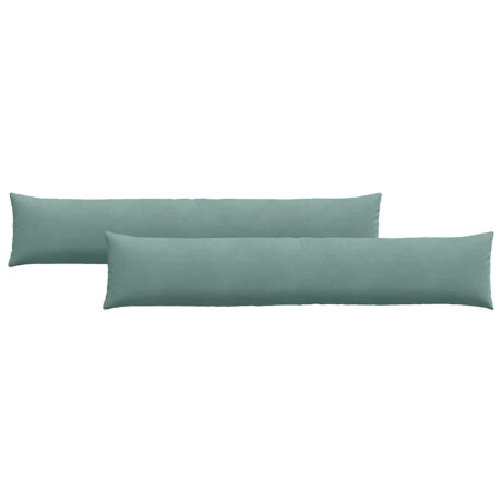 vidaXL Sofa Kussens 2 stuks Zeegroen 200 x 40 cm Cordstof afbeelding2 - 1