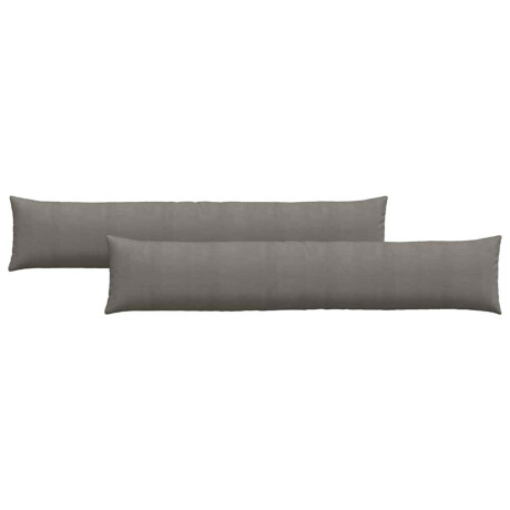 vidaXL Sofa Kussens 2 stuks Lichtgrijs 200 x 40 cm Cordstof afbeelding2 - 1