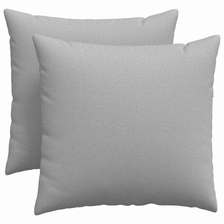 vidaXL Sofa Kussens 2 pcs Wolkengrijs 50 x 50 cm Stof afbeelding2 - 1