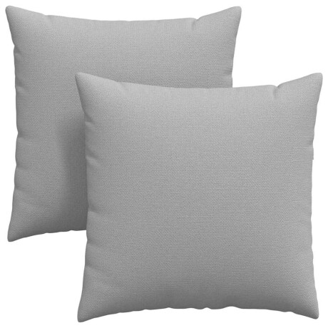 vidaXL Sofa Kussens 2 pcs Wolkengrijs 60 x 60 cm Stof afbeelding2 - 1