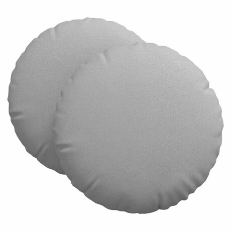 vidaXL Zitkussens 2 pcs Wolkengrijs Ø80 x 29 cm Stof afbeelding2 - 1