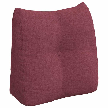 vidaXL Rugkussen Wijnrood 45 x 24 x 50 cm Stof afbeelding2 - 1