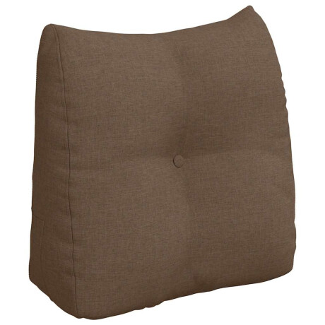 vidaXL Rugkussen Bruin 45 x 24 x 50 cm Stof afbeelding2 - 1