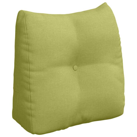 vidaXL Rugkussen Lichtgroen 45 x 24 x 50 cm Stof afbeelding2 - 1