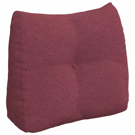vidaXL Rugkussen Wijnrood 60 x 24 x 50 cm Stof afbeelding2 - 1