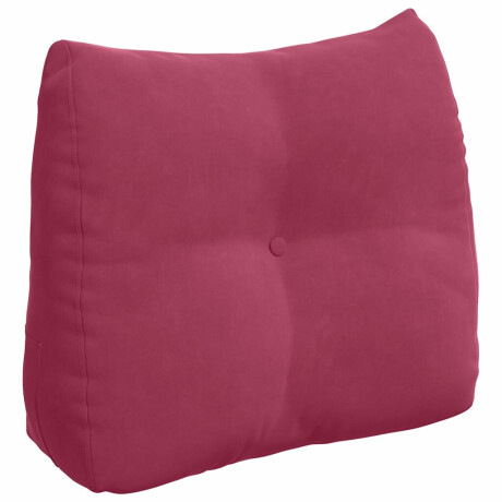 vidaXL Rugkussen Wijnrood 60 x 24 x 50 cm Fluweel afbeelding2 - 1