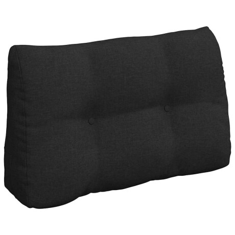 vidaXL Rugkussen Zwart 80 x 24 x 50 cm Stof afbeelding2 - 1