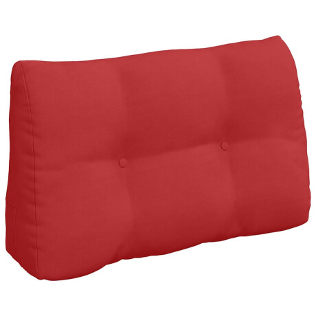 vidaXL Rugkussen Rood 80 x 24 x 50 cm Stof afbeelding2 - 1