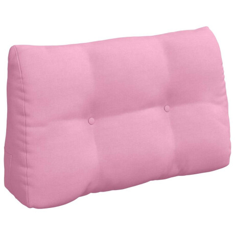 vidaXL Rugkussen Roze 80 x 24 x 50 cm Stof afbeelding2 - 1