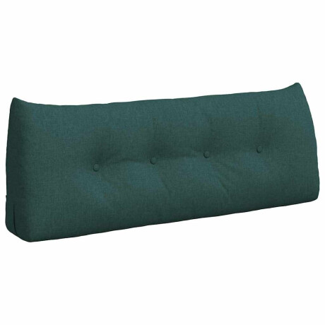 vidaXL Rugkussen Donkergroen 120 x 24 x 50 cm Stof afbeelding2 - 1