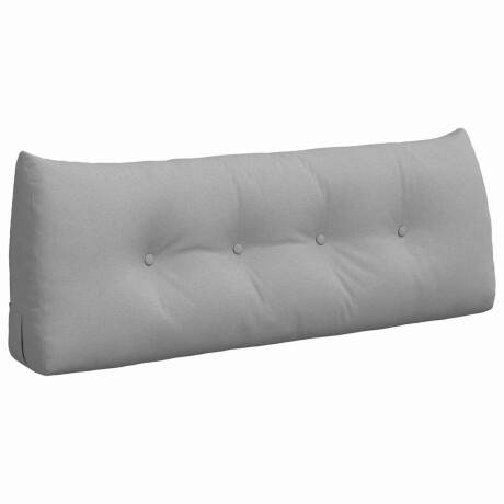 vidaXL Rugkussen Wolkengrijs 120 x 24 x 50 cm Stof afbeelding2 - 1