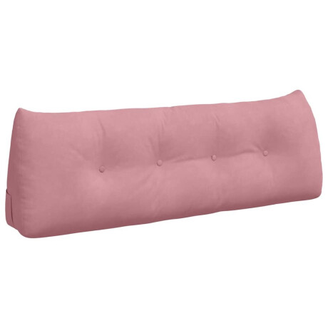 vidaXL Rugkussen Roze 140 x 24 x 50 cm Fluweel afbeelding2 - 1