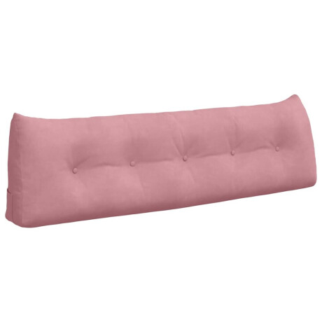 vidaXL Rugkussen Roze 160 x 24 x 50 cm Fluweel afbeelding2 - 1