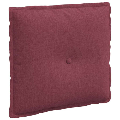 vidaXL Rugkussen Wijnrood 50 x 19 x 45 cm Stof afbeelding2 - 1