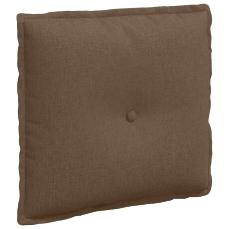 vidaXL Rugkussen Bruin 50 x 19 x 45 cm Stof afbeelding2 - 1