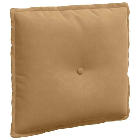 vidaXL Rugkussen Bruin 50 x 45 cm Cordstof afbeelding2 - 1