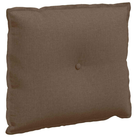 vidaXL Rugkussen Bruin 60 x 19 x 50 cm Stof afbeelding2 - 1