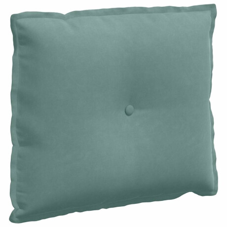 vidaXL Rugkussen Zeegroen 60 x 50 cm Cordstof afbeelding2 - 1