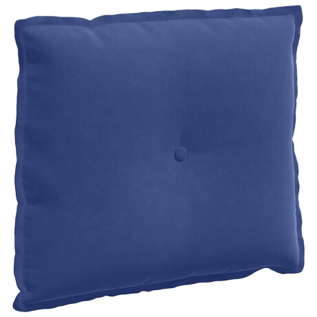 vidaXL Rugkussen Politieblauw 60 x 50 cm Cordstof afbeelding2 - 1