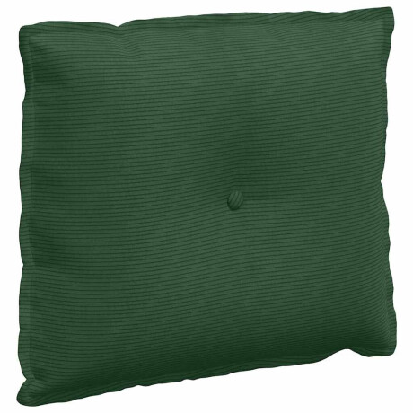 vidaXL Rugkussen Jungle Groen 60 x 50 cm Cordstof afbeelding2 - 1