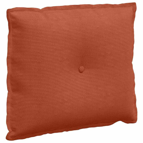 vidaXL Rugkussen Rood-oranje 60 x 50 cm Katoen Stof afbeelding2 - 1