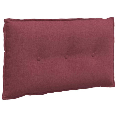vidaXL Rugkussen Wijnrood 80 x 19 x 50 cm Stof afbeelding2 - 1