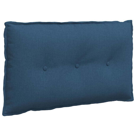 vidaXL Rugkussen Blauw 80 x 19 x 50 cm Stof afbeelding2 - 1