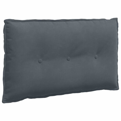 vidaXL Rugkussen Donkergrijs 80 x 50 cm Cordstof afbeelding2 - 1