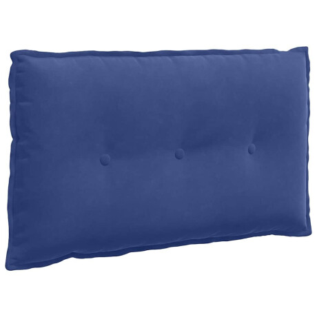 vidaXL Rugkussen Politieblauw 80 x 50 cm Cordstof afbeelding2 - 1