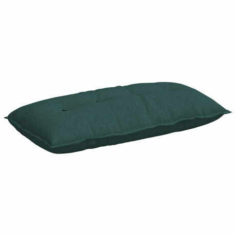 vidaXL Rugkussen Donkergroen 100 x 19 x 50 cm Stof afbeelding2 - 1
