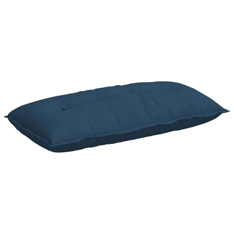 vidaXL Rugkussen Blauw 100 x 19 x 50 cm Stof afbeelding2 - 1