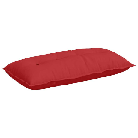 vidaXL Rugkussen Rood 100 x 19 x 50 cm Stof afbeelding2 - 1