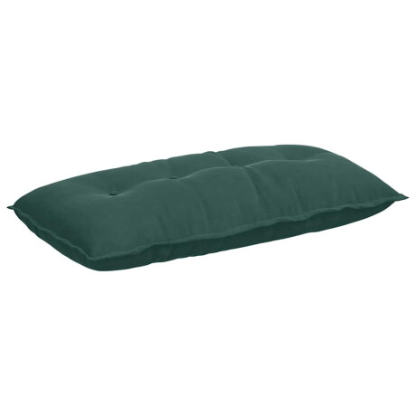 vidaXL Rugkussen Donkergroen 100 x 50 cm Cordstof afbeelding2 - 1