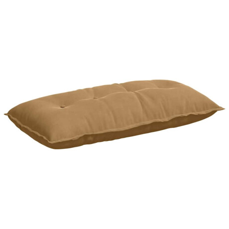 vidaXL Rugkussen Bruin 100 x 50 cm Cordstof afbeelding2 - 1