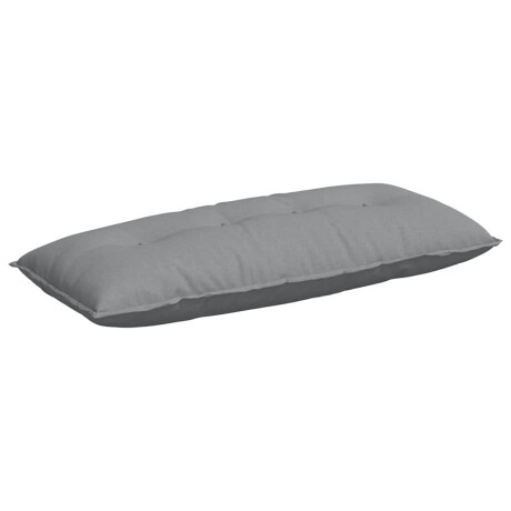 vidaXL Rugkussen Lichtgrijs 120 x 19 x 50 cm Stof afbeelding2 - 1