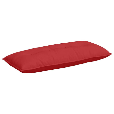 vidaXL Rugkussen Rood 120 x 19 x 50 cm Stof afbeelding2 - 1