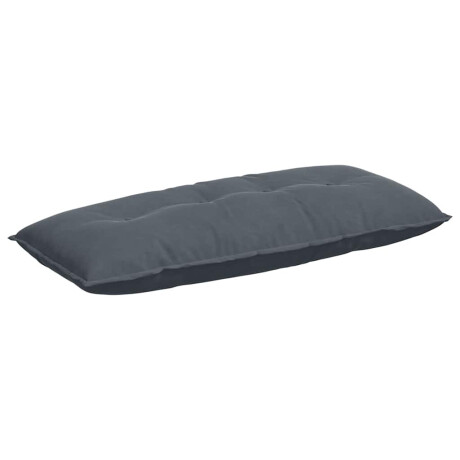 vidaXL Rugkussen Donkergrijs 120 x 50 cm Cordstof afbeelding2 - 1