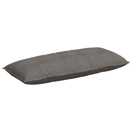 vidaXL Rugkussen Lichtgrijs 120 x 50 cm Cordstof afbeelding2 - 1