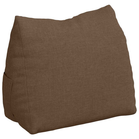 vidaXL Rugkussen Bruin 45 x 20 x 35 cm Stof afbeelding2 - 1