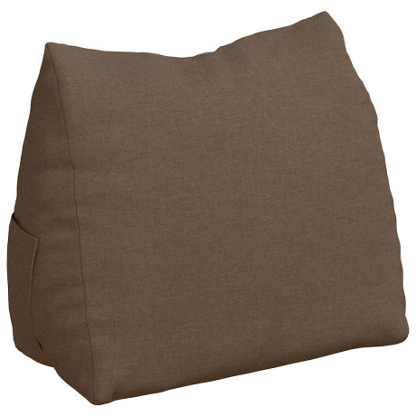 vidaXL Rugkussen Bruin 60 x 20 x 50 cm Stof afbeelding2 - 1