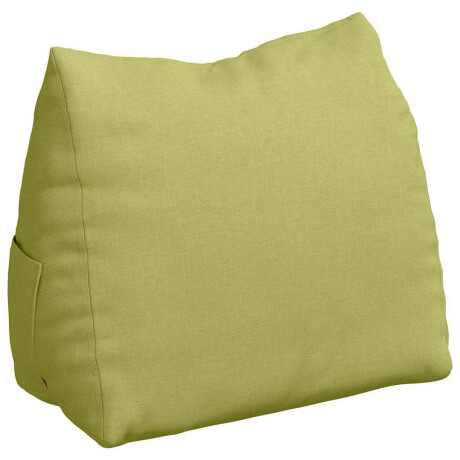 vidaXL Rugkussen Lichtgroen 60 x 20 x 50 cm Stof afbeelding2 - 1