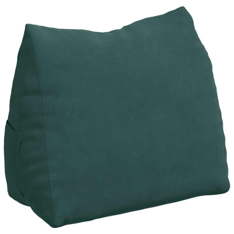 vidaXL Rugkussen Donkergroen 60 x 20 x 50 cm Cordstof afbeelding2 - 1