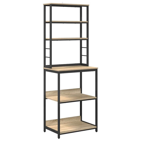 vidaXL Keukenplank Sonoma Eiken 60 x 40 x 168 cm Bewerkt hout afbeelding2 - 1