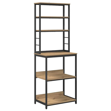 vidaXL Keukenplank Artisan Eiken 60 x 40 x 168 cm Bewerkt hout afbeelding2 - 1