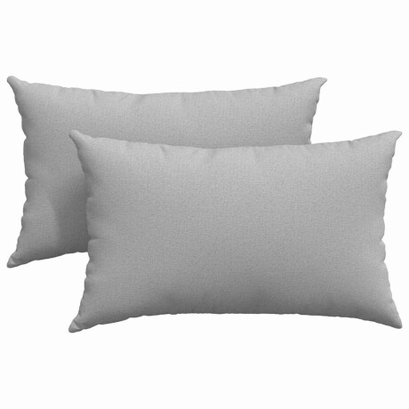 vidaXL Sofa Kussens 2 pcs Wolkengrijs 50 x 30 cm Stof afbeelding2 - 1